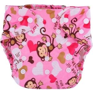 Simed Peluska, többhasználatos pelenka Majmok 3-15 kg, 1 db 145406190 - Mosható pelenka