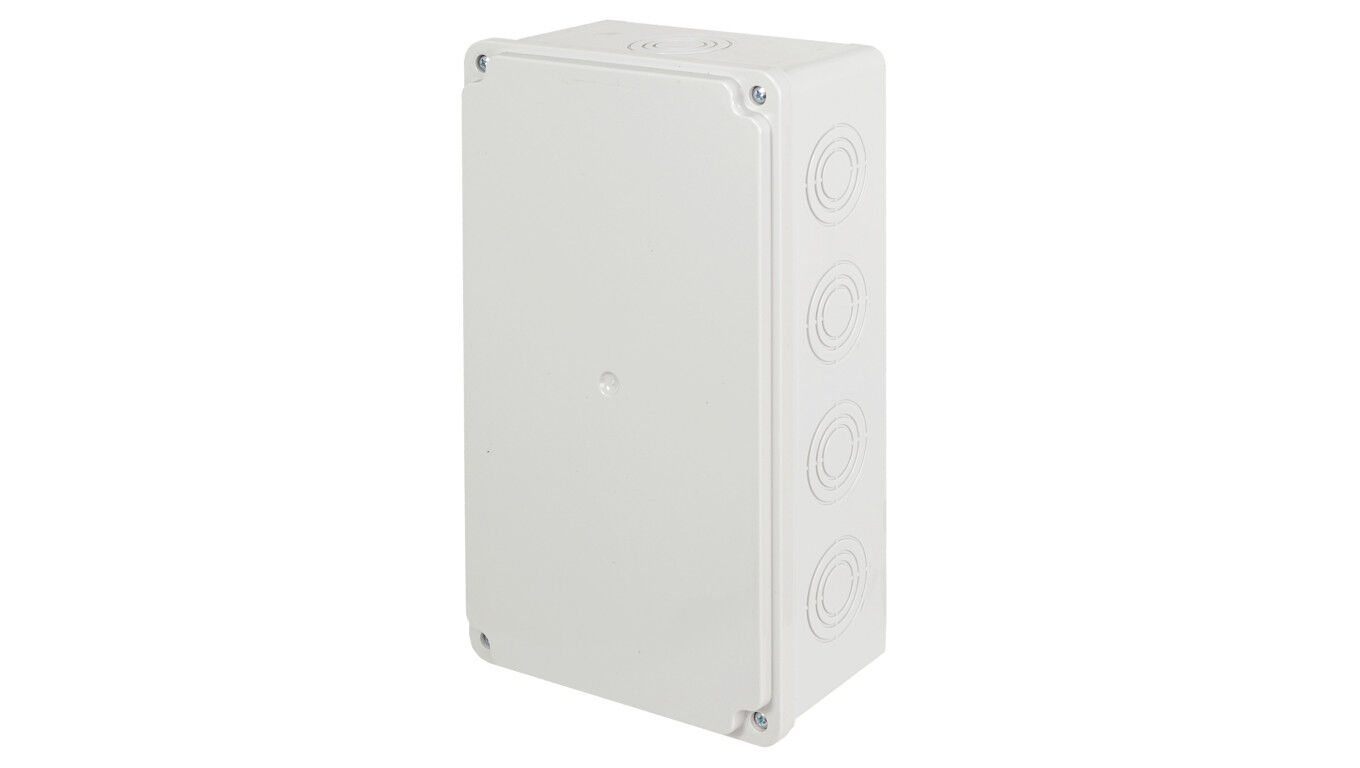 Puszka instalacyjna n/t ABS 260x150x80 biała IP65 PI.260X150X80