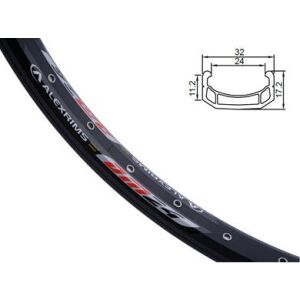 Alexrims Felni extreme DM24 oldal CNC kapszlis 24"x48 fekete (ALX-DM24484)