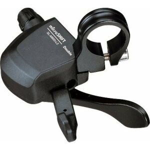 Microshift Manetka MICROSHIFT XLE, Lewa, 2.rzędowa, Kompatybilna z Shimano, Xpress Trigger, Bez Wskaźnika Przełożeń (NEW) 145406759 - Napęd rowerowy