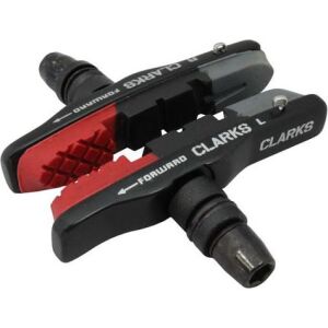 Clarks Klocki Hamulcowe CPS513 MTB Czerwono-Czarno-Szare (CLA-CPS513) 72 mm 145406826 - Klocki hamulcowe do rowerów