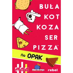 Gra Buła Kot Koza Ser Pizza - Na opak 145407310 - Gra karciana