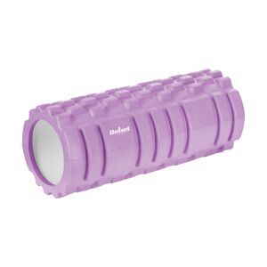Rolle mit Massagehalterungen 14x33cm, Farbe lila, Material EVA, REBEL ACTIVE 145407384 - Heimtraining