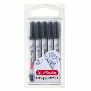 Herlitz STIFTPATRONEN MY PEN 5 Stück BLAU (10999852) 145407668 - Schreibwaren-Zubehör
