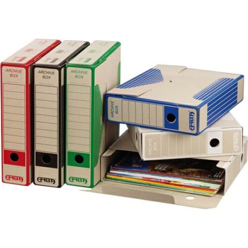 Emba Box Archive, A4, 75mm, fekete, Emba 145407645