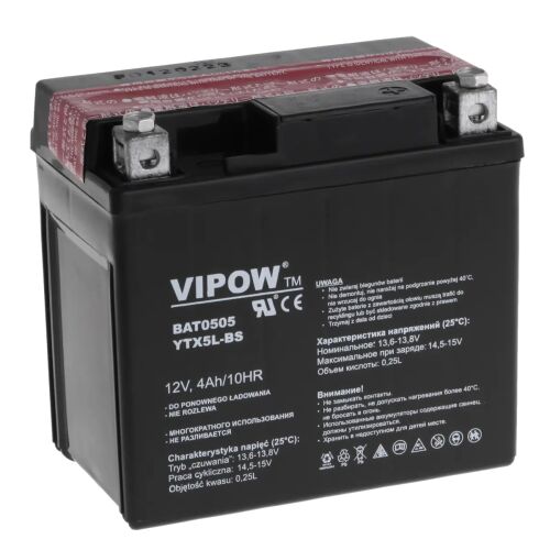 Vipow Motor akkumulátor, 12 V, 4 Ah 145407686