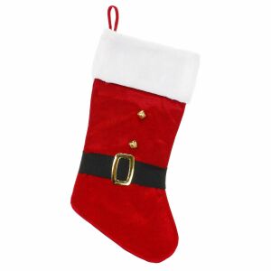 Skarpeta świąteczna z dzwoneczkami, rozm. 51 cm 145408086 - Dekoracja świąteczna