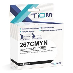 Tiom Tintenpatrone Tiom für Epson 267CMYN | C13T26704010 | 7 ml | Farbe 145408290 - Bürotechnik