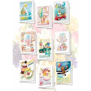 Felicitare pliabilă 2-5 ANI B6 Top Graphic (BOGH) 145408306 - Felicitări, invitații