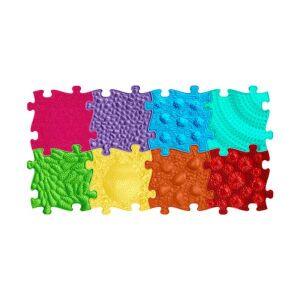 PROMO Ortopédiai padlószőnyeg érzékszervi 8 elemű RAINBOW MFK-079