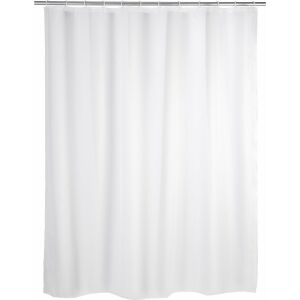Kleine Wolke Zasłona prysznicowa, PEVA, kolor biały, 180x200 cm, WENKO