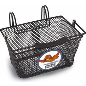 Basil Kormánykosár TIVOLI KIDS állat matrica, kampós rögzítés, fekete acél (BAS-30040)