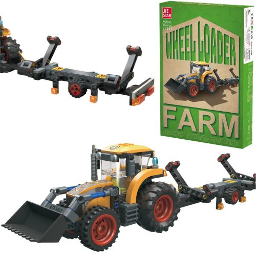 KLOCKI TRAKTOR ŁADOWARKA 250 ELEMENTÓW 145409610