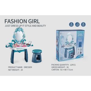 Jég fésülködő asztal hercegnő+kiegészítők