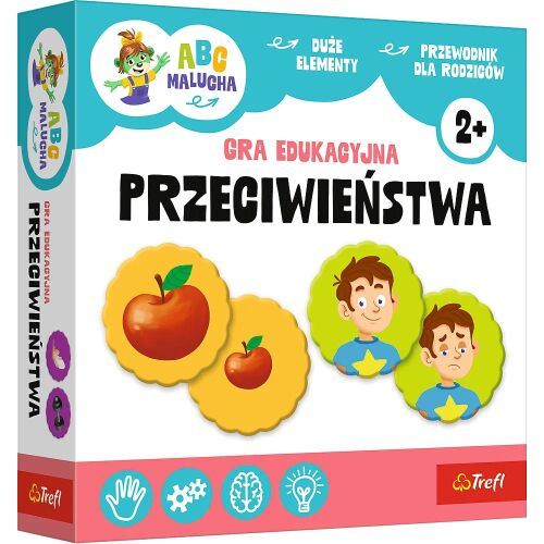 Trefl ABC Malucha Ellentétek Oktató Játék gyerekeknek 2+ - Kártyajáték