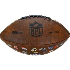Wilson NFL Official Throwback 32 Team Logo Ball Brązowa r. 9 (WTF1758XBNF32) 145410449 - Piłka nożna