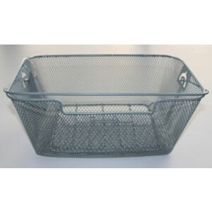 Basil Kosár hátsó csomagtartóra BASKET-4 Bottom hooks, acél ezüst (BAS-11118)