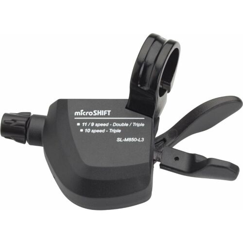 Microshift Váltókar MICROSHIFT XLE, Bal, 3-sebességes, Shimano kompatibilis, Xpress Trigger, Sebességjelző nélkül (ÚJ) 145410494