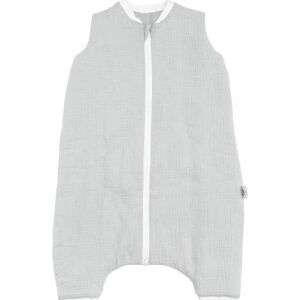 SAC DE DORMIT ALL-SEASON DIN PULPĂ DE MUSELINĂ CU ȘOSETE DE PÂNĂ LA 2,5 L GRI 145410616 - Lenjerie de pat