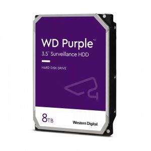 Western Digital Blue Purple merevlemez 8 TB 5400 RPM 256 MB 3.5" Serial ATA III