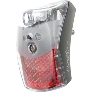 SPANNINGA Lampka tylna PIXEO XB + protektor czarna (SNG-135558) 145411659 - Oświetlenie rowerowe