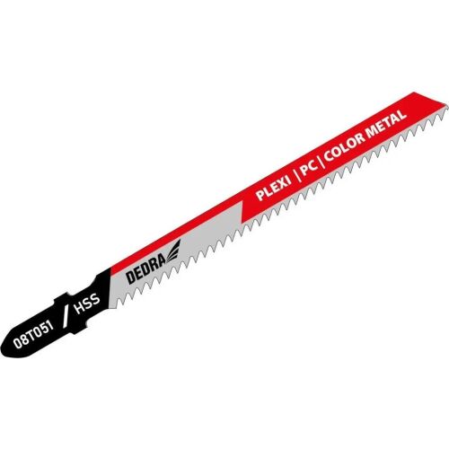 Dedra lengőfűrészlap készlet, 2 db, plexihez, polikarbonáthoz, színesfémekhez, HSS, 100 mm
