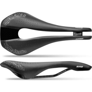 Selle Italia Nyereg SELLE ITALIA NOVUS SUPERFLOW ENDURANCE TM S (id match - S3) manganese tube 7, duro-tek, fekete (ÚJ)