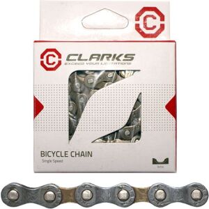 Clarks Bicikli lánc YBN C410 SINGLE SPEED (Single Speed, 1/2"x1/8", 116 láncszem, lánckapocs) Standard sötét 145412274 - Kerékpár lánc