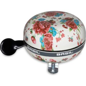 Basil Kerékpár csengő BIG BELL BLOOM 80 mm Gardenia White (BAS-50392)