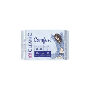 CLEANIC Comfort Éjszakai Betétek - 10 db