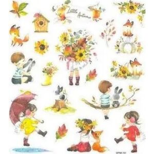 Papír matricák - Kis ősz 19db