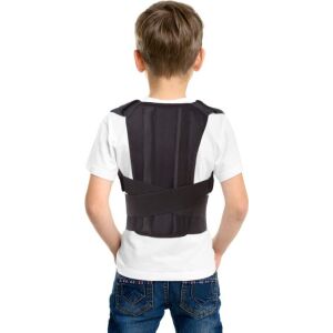 TOROS-GROUP Gorset do korekcji postawy 652 dziecięcy czarny r. 3 145413565 - Pomoc rehabilitacyjna