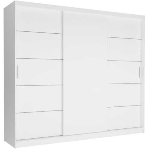 NORVIO III. Gardróbszekrény 250x218x60 - fehér  145413252