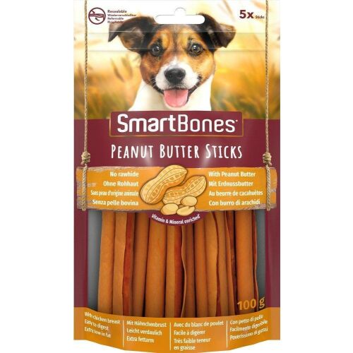 Recompese pentru caini SmartBones, PeanutButter Sticks, 5 buc 145414523