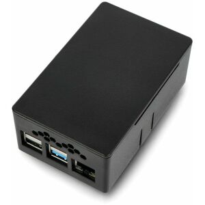 HighPi Pro ház Raspberry Pi 4B-hez és HiFiBerry-hez - univerzális, fekete 145414537 - Számítógépház