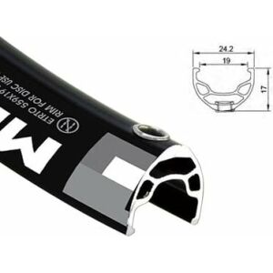 Alexrims MTB kerék MD19 27.5"x32 furat Tubeless Ready H.tárcsás kapszlis fekete (ALX-MD19275) 145415190 - Kerékpár kerék