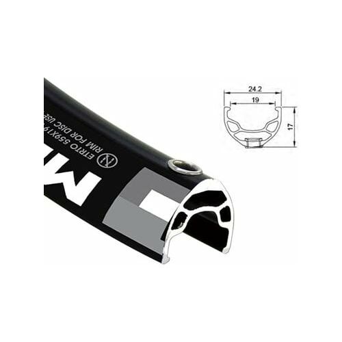 Alexrims MTB kerék MD19 27.5"x32 furat Tubeless Ready H.tárcsás kapszlis fekete (ALX-MD19275) 145415190