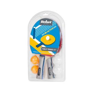 Set rachete de tenis de masă REBEL ACTIVE 145415417 - Mese tenis de masă, palete și accesorii