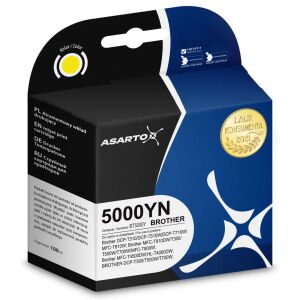 Asarto Ink Asarto Tinte für Brother 5000YN | BT5000Y | 100 ml | gelb 145415431 - Bürotechnik