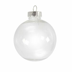 Arpex Bombka przeźroczysta 8cm 145415647 - Decorațiuni pentru pomul de Crăciun