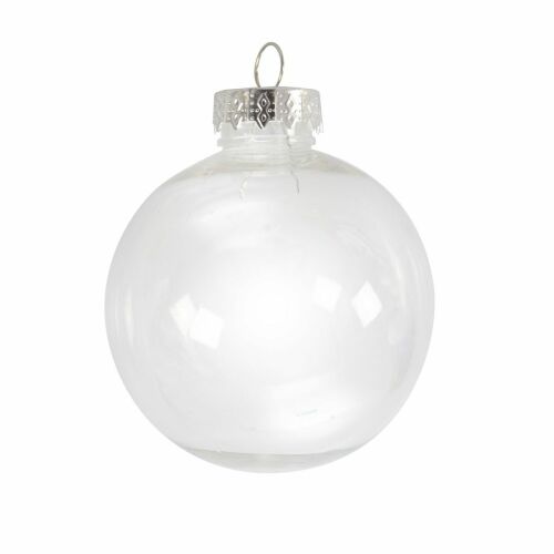 Arpex Bombka przeźroczysta 8cm 145415647