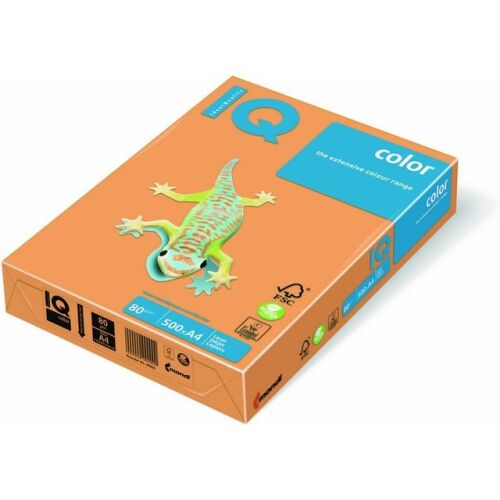 IQ színes fénymásoló papír IQ Color A4 80g Narancs 500 lap 145415718