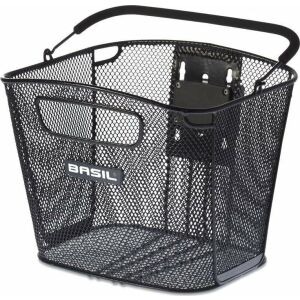 Basil BOLD KF első kosár - fekete (Konzol nélkül)