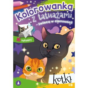 Manó Kifestő tetoválásokkal világít a sötétben. Cicák 76073