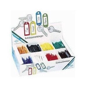 WEDO kulcstartó S-horoggal f.sort 100 db-os csomag 145416162 - Kulcscímke