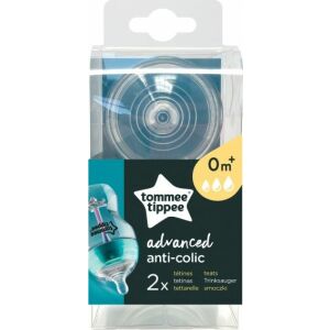 Tommee Tippee Csipesszívó Anti-colic Advanced többáramlású 0 hónap+ 2 db (421122651)