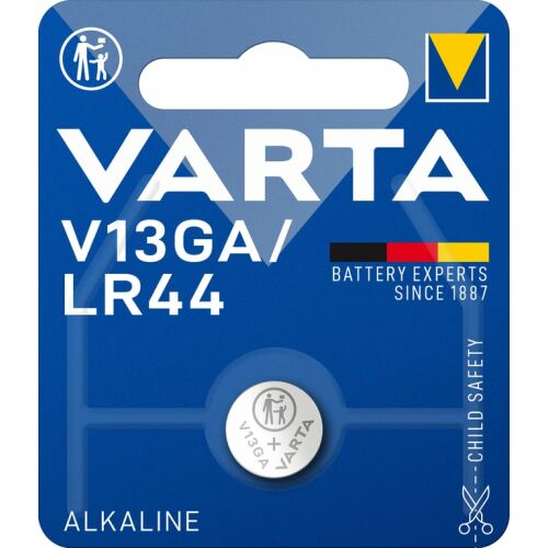 Varta Electronics LR44 elem 125mAh 1 db