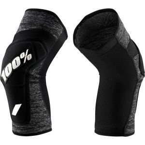 100% térdvédő - RIDECAMP Knee Guard szürke melírozott fekete S méret (STO-90240-303-10)