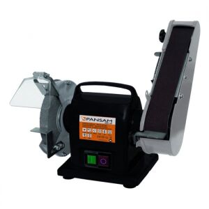 Polizor de banc, 200W, banda 686 mm, disc 150 mm, Pansam 145416815 - Construcții și renovări