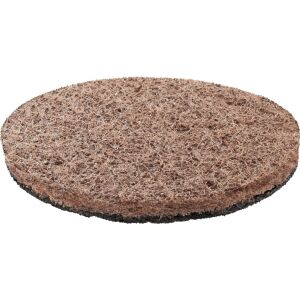 Hochleistungs-Pad (scheuernd), für UniversalBrush (braun, Ř 65mm, Scheuerleistung 5 / 5) 145417000 - Zubehör für Schleifmaschinen